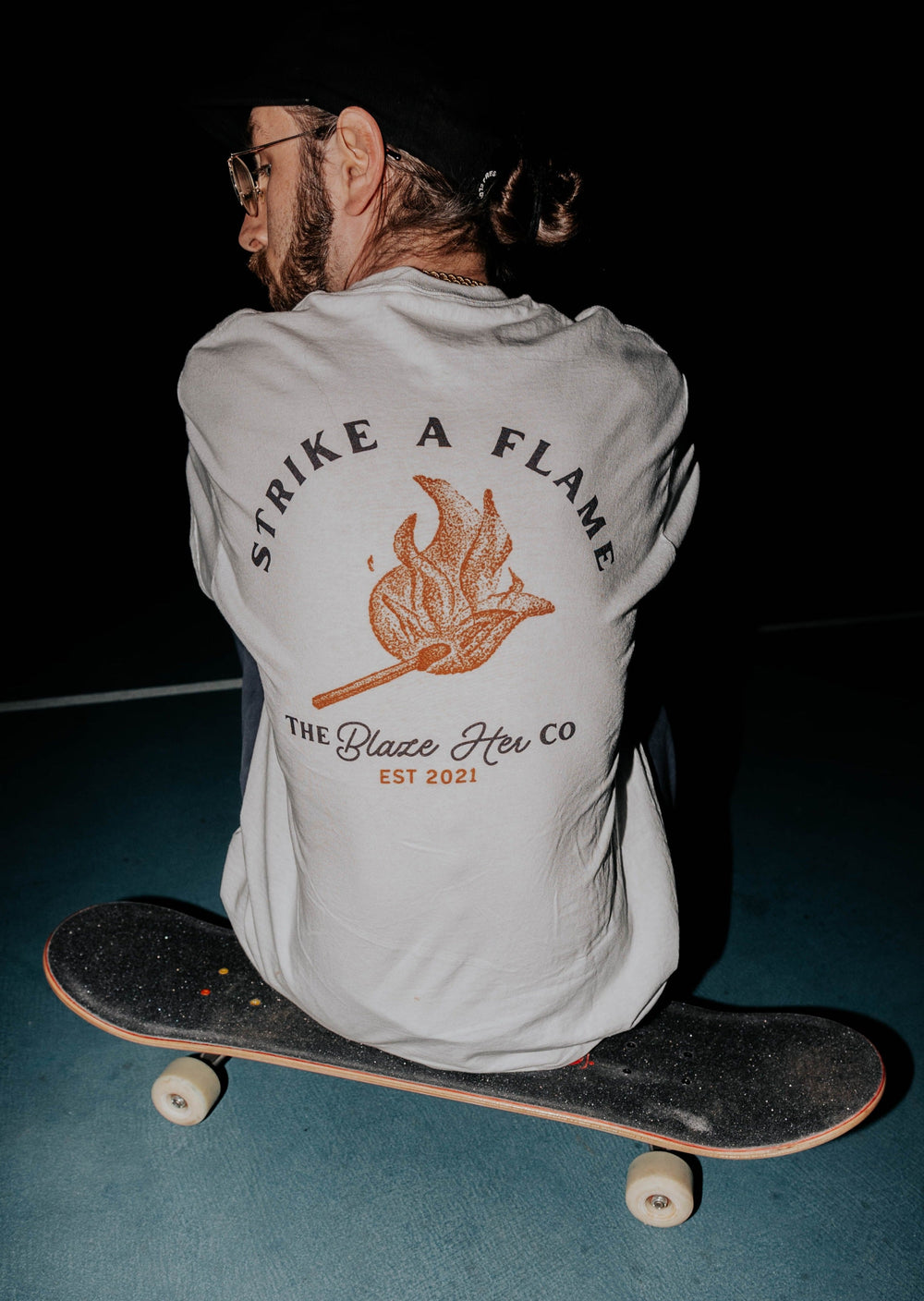 Strike A Flame T-Shirt (White)