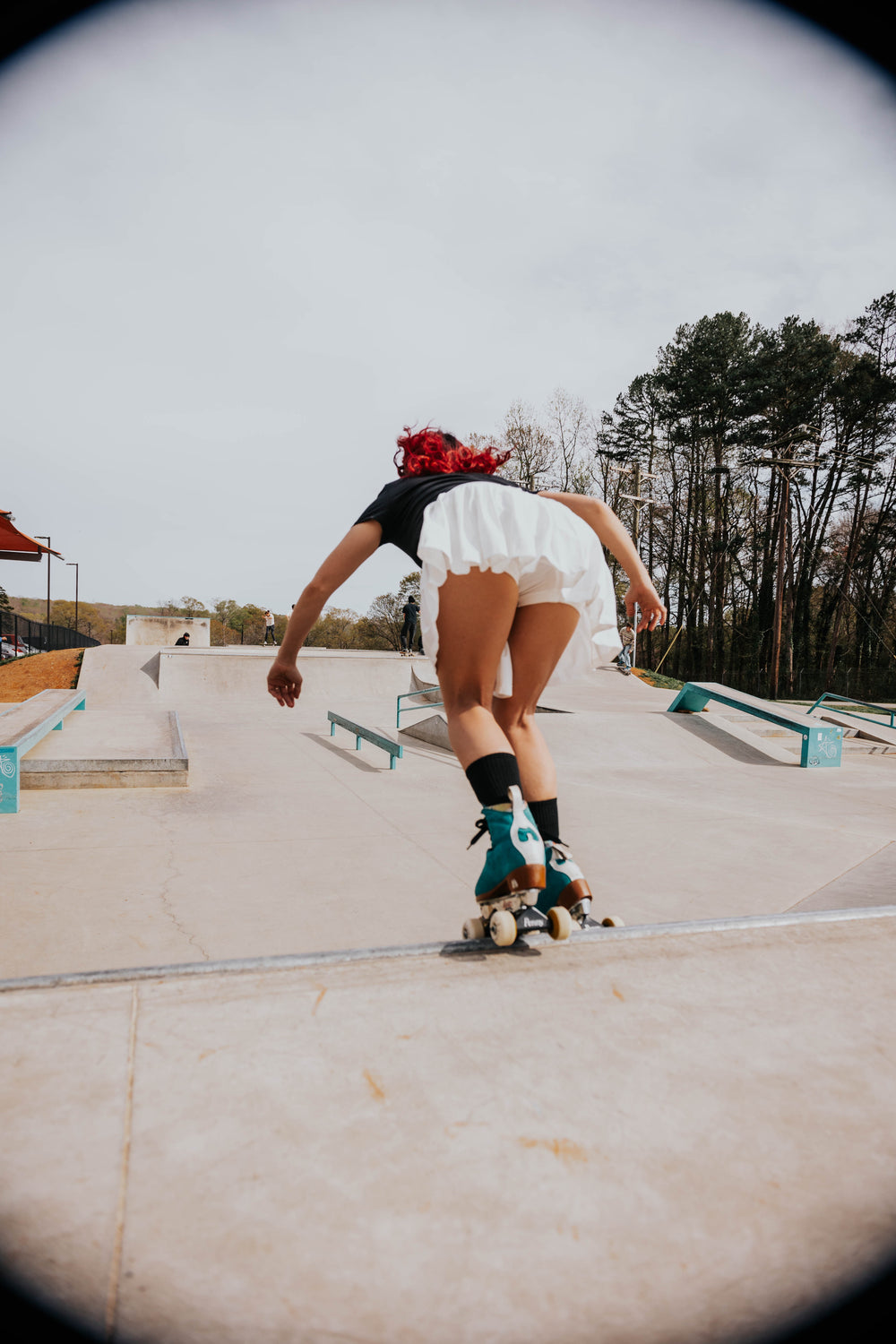 Marissa White Skate Skort